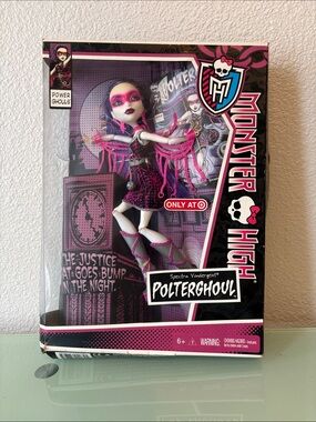 2012 Monster High Spectra Vondergeist Polterghoul Doll - Pink, Black & White